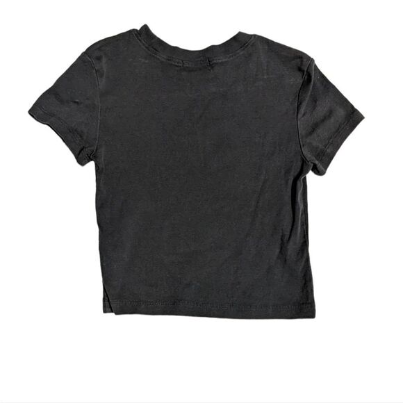 5/$20 Urban Nation Good Luck Cropped Baby Tee Grey Size - Picture 2 of 5